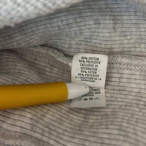 Aerie Sweatshirt Small Grey Camo Print Crew Neck Long Sleeve Oversized Fleece - Picture 3 of 9